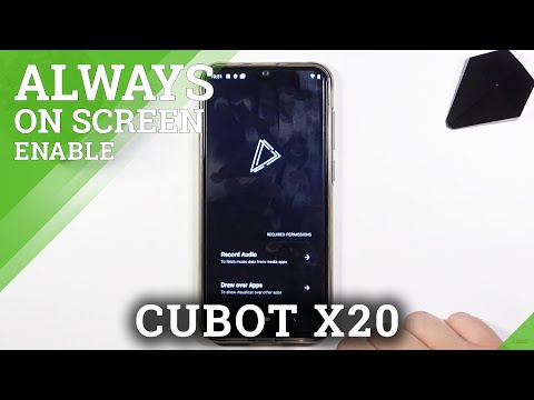 How to Customize Always On Display in Cubot X20 - Enable AOD