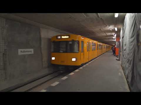 Germany, Berlin, U-Bahn ride from U-Bhf Halemweg to Richard-Wagner-Platz