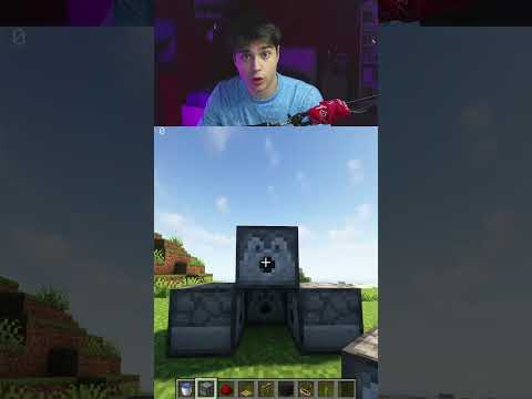 How to build 3 super strong cannons in minecraft! Part 1 #minecraft #shorts