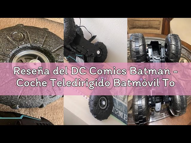 Vídeo relacionado con Batman - Coche Teledirigido Batmóvil Todoterreno - Coche Rc 4x4 Resistente Al Agua 2,4ghz - 6062331 - Juguete Niños 4 Años +