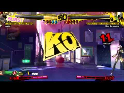 P4A - TSB/Giggles (Aigis) vs TSB/TheUndyingMage (Satonaka Chie)