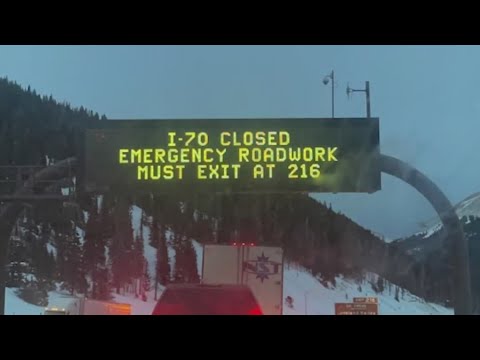 Drivers stuck for hours on I-70