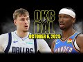 Oklahoma City Thunder Vs Dallas Mavericks Full Game Highlights October 6 2025 NBA Preseason