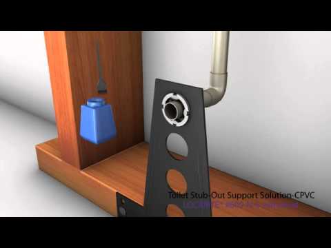 Toilet Stub-Out Support Solution - CPVC