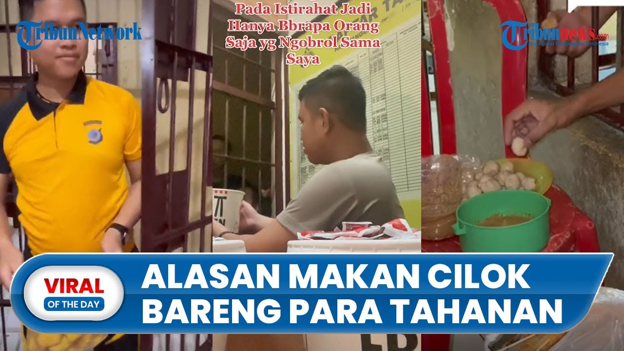 Viral Video Polisi Makan Cilok dengan Tahanan, Briptu Ismail: Belajar Memanusiakan Manusia