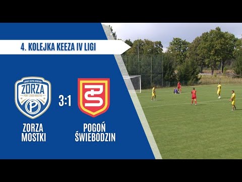 Zorza Port 2000 Mostki - Pogoń Świebodzin 3:1 - skrót meczu - 23.08.2025r.