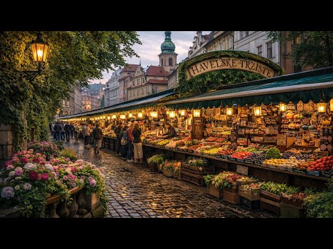 PRAGA - CỘNG HÒA SÉC - mercado de Havel / TÚI DJI 4K HDR 3