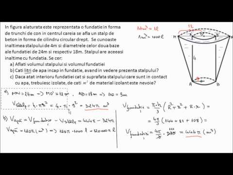 Truncated cone, right circular cylinder - problem solved