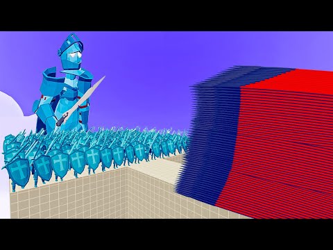 100x ice Army + 1x Giant VS Every Gods - Totally Accurate Battle Simulator TABS