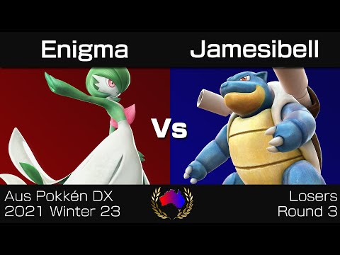 Aus Pokkén DX 2021 Winter 23 - Losers Round 3: Enigma (Gardevoir) vs. Jamesibell (Blastoise)