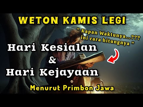 Weton Kamis Legi in 2025 according to the Original Javanese Primbon