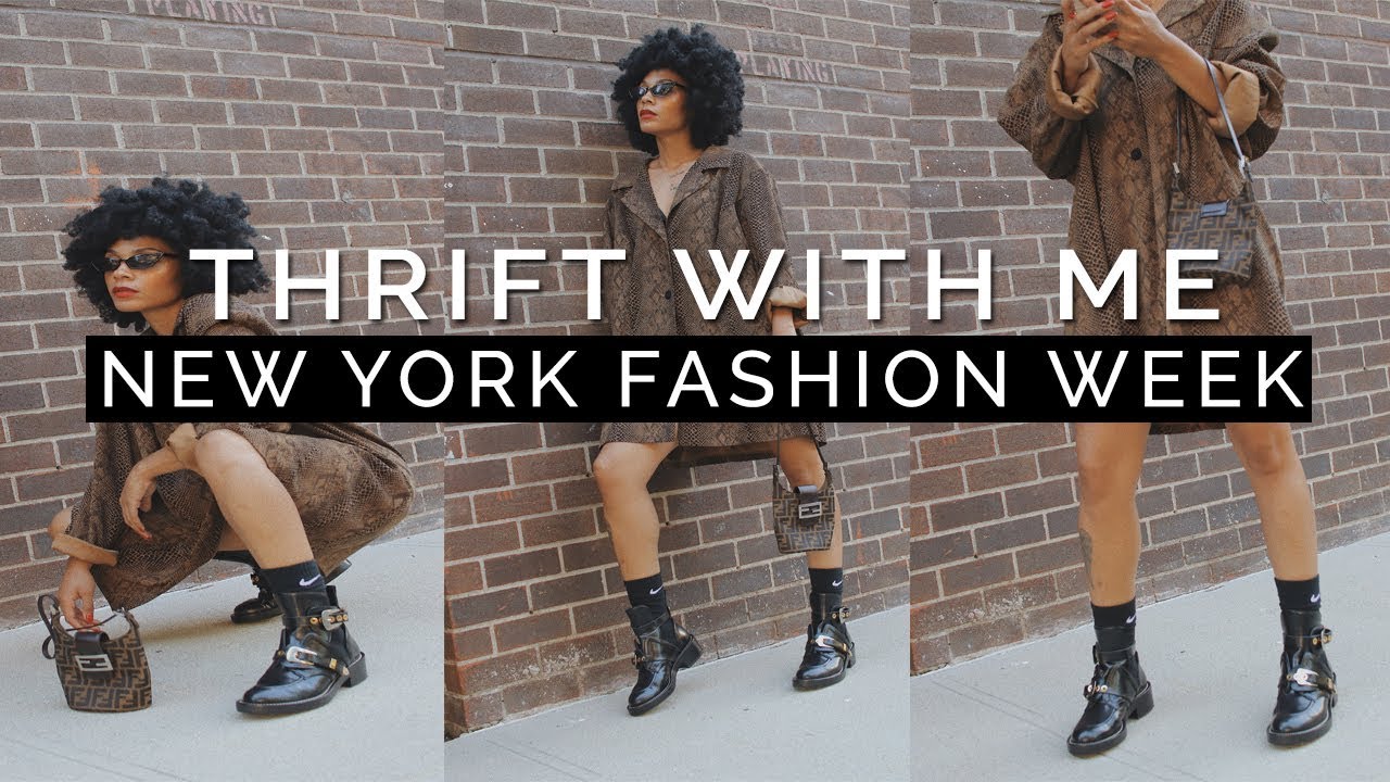 THRIFT WITH ME - NYFW Outfits + FALL TRENDS!