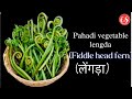 Lengda || pahadi vegetable || fiddle head  fern|| lengda ki sabji kaise banaye