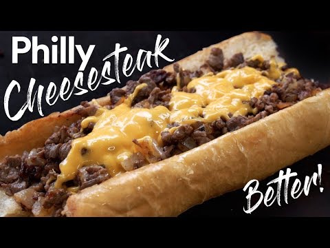 I Made Real PHILLY CHEESESTEAK Better! So Easy | Guga...