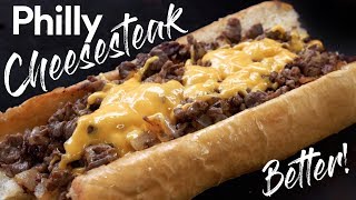 I Made Real PHILLY CHEESESTEAK Better! So Easy | Guga Foods