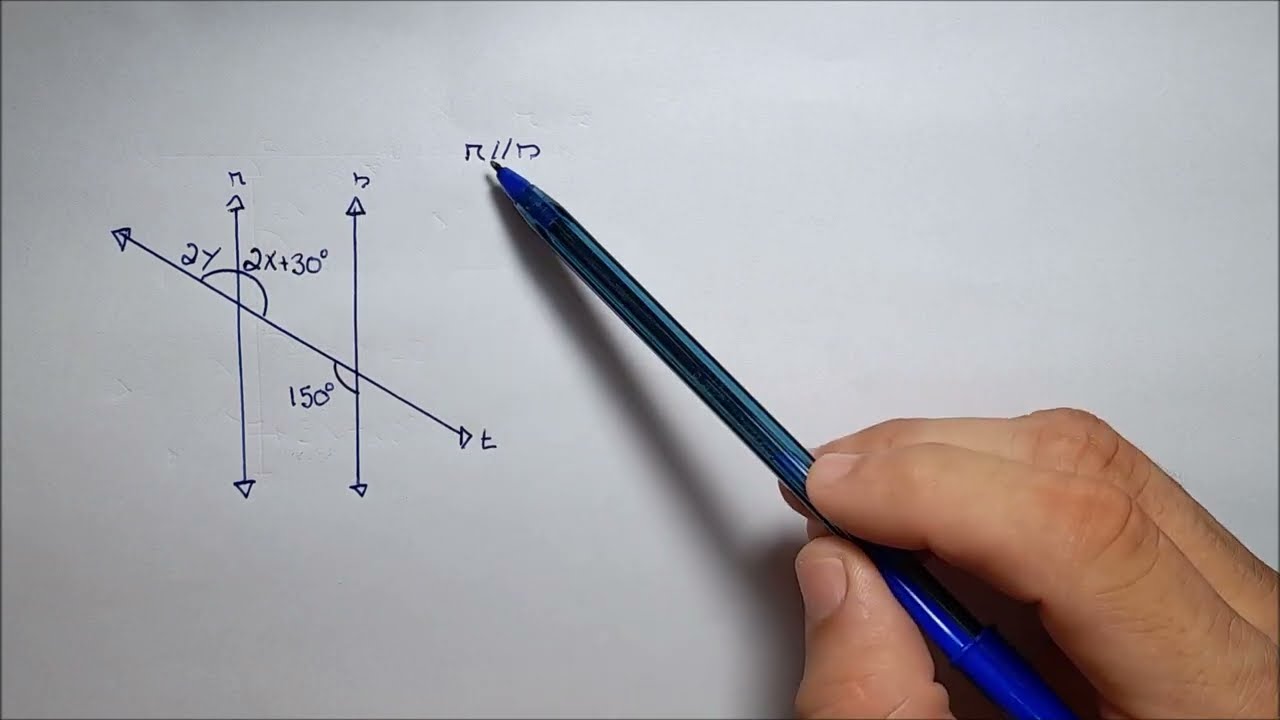 ⚠️ RETAS PARALELAS CORTADA POR UMA TRANSVERSAL |  EXERCÍCIOS 3 QUESTÕES.