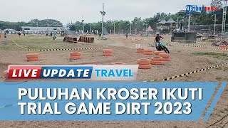 Ajang Bergengsi Motocross, Puluhan Kroser Trial Game Dirt Adu Kecepatan di Lintasan Rampang Malang