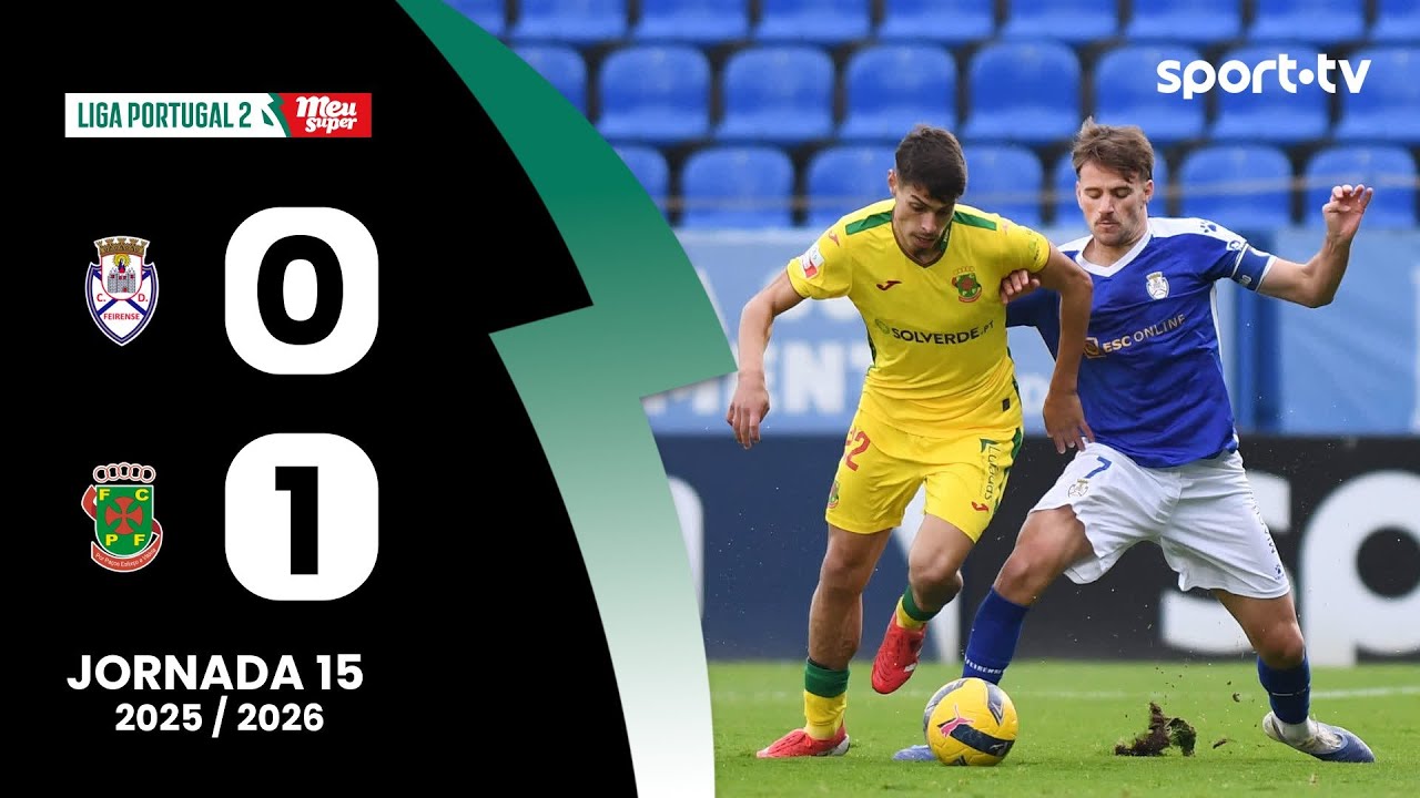 Goals & Highlights: Feirense vs Pacos Ferreira Season 2025/2026