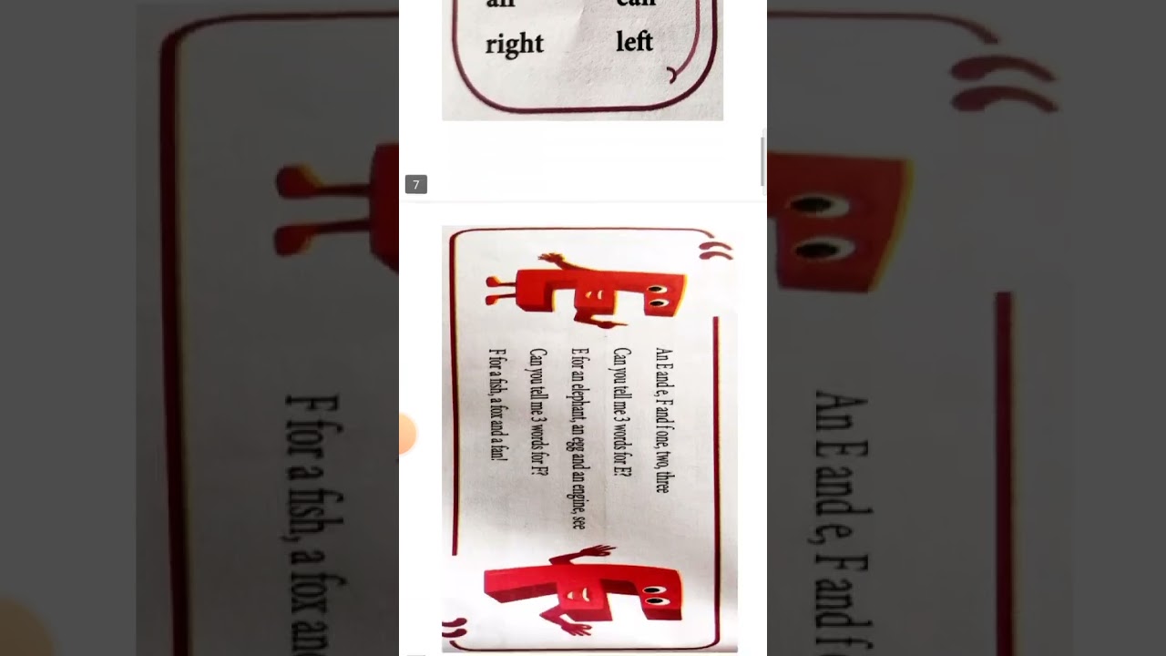 English unit-4 parts of the body PDF images link