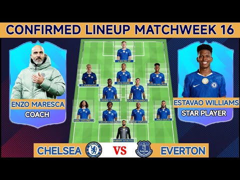 MATCHDAY: Chelsea vs Everton — CONFIRMED XI (You won’t believe this!)