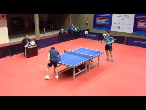 Endika Díez - He Zhi Wen (Spanish Table Tennis Superdivision 2014/15) Set 3 of 4