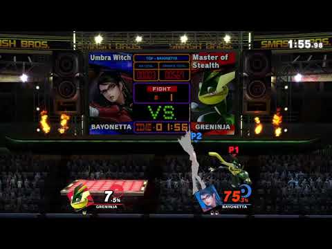SSBU - Jaguar (Greninja) vs Bayonetta