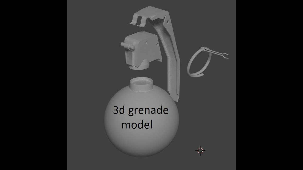 M67 grenade for 3d print (3d link in description)