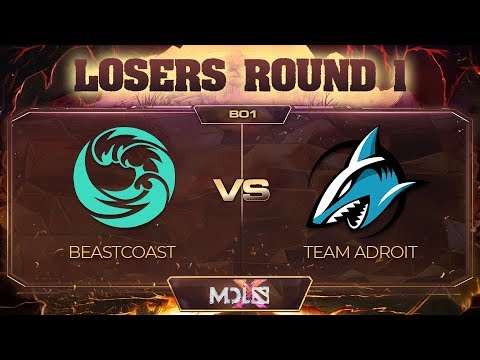 beastcoast vs Team Adroit - MDL Chengdu Major: Losers' Round 1