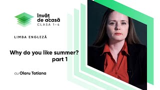 "Why do you like summer"