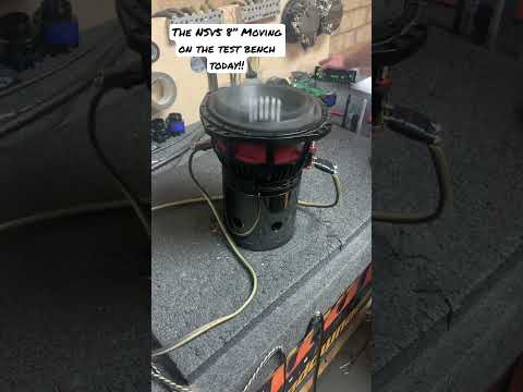 The NSv5 8” is an absolute monster. Just look at that excursion! #sundownaudio #loud #caraudio #bass