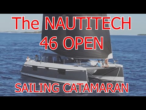 The NAUTITECH 46 OPEN sailing catamaran