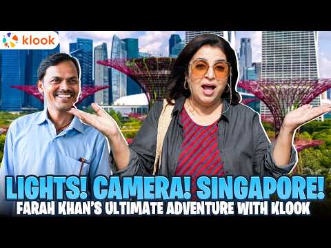 Klook ft. Farah Khan in Singapore: The Ultimate Adventure
