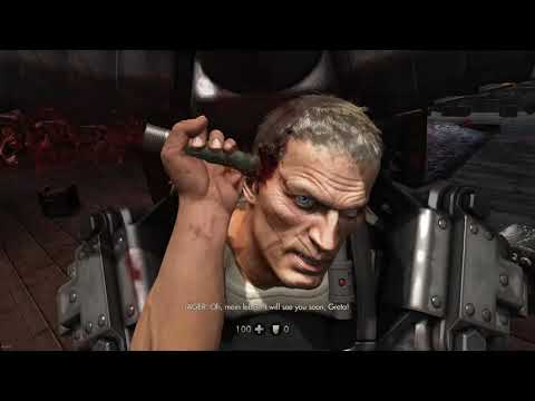 Wolfenstein:  The Old Blood Rudi Jager Boss Fight Uber Difficulty