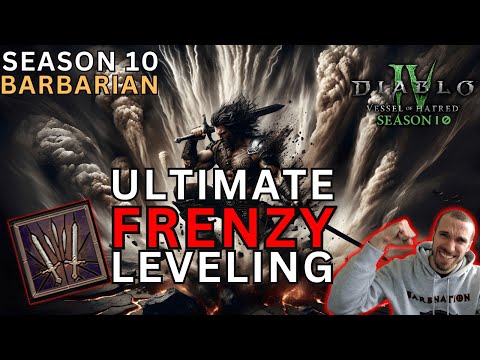 Ultimate Barbarian Frenzy Leveling Guide For Diablo 4 Season 10!