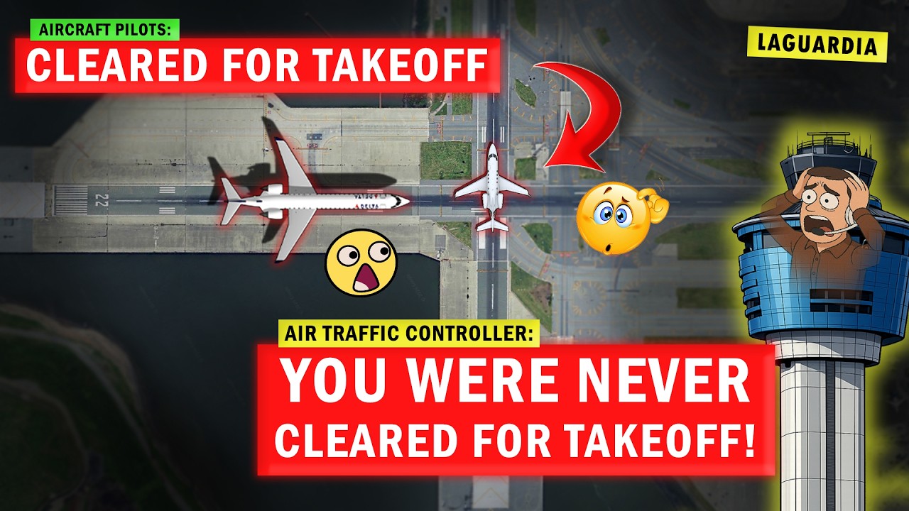 NEAR TRAGEDY | Business Jet Taking Off without Clearance!