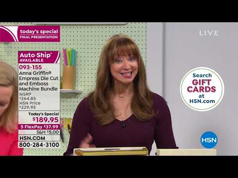 HSN | Paper Crafting Tools & Supplies 10.09.2018 - 11 PM