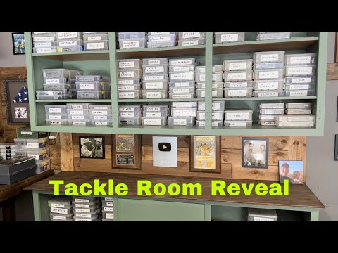 FINALLY!!!…The New Intuitive Angling Tackle Room Reveal