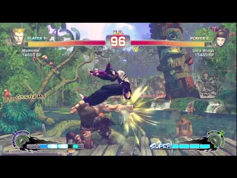 SSF4: Momome (Guile) VS Sora Wings (Juri)