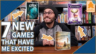 7 NEW GAMES I'm Excited About | Jan 2021 | Sagrada: Legacy, The Crew 2, Equinox + MORE!