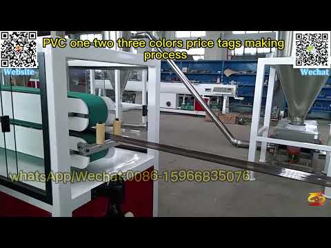 supermarket pvc price tag holder extrusion machine|pvc tag making machine manufacturer