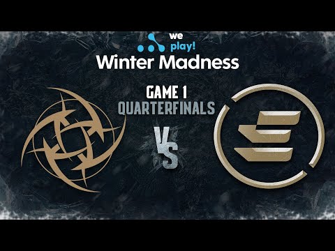 Ninjas in Pyjamas vs Elements Pro Gaming Game 1 - WePlay! Winter Madness - Quarterfinals