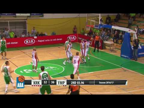 ABA Liga 2016/17 highlights, Round 3: Krka - FMP (6.10.2016)