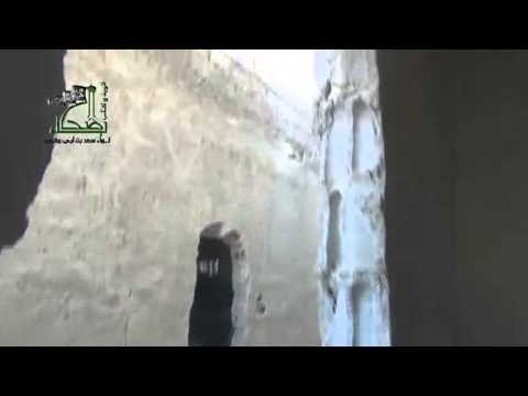 تمشيط مقرات النظام على جبهة الأربعين في معضمية الشام في محافظة ريف دمشق بعد السيطرة علهيا من قبل لواء سعد بن أبي وقاص