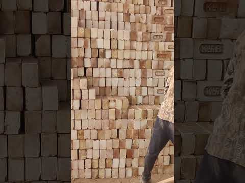 Red clay machine made brick, 9 in x 4 in x 3 in