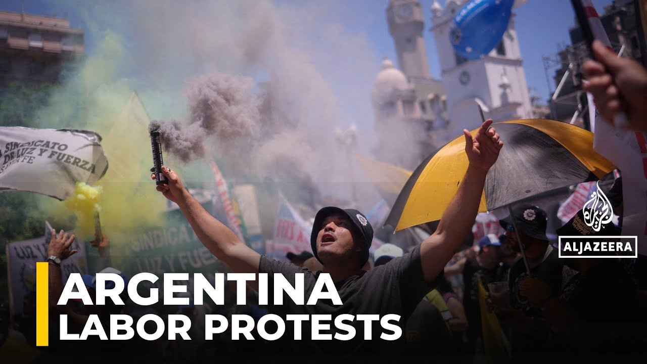 Argentina labor protests erupt, workers oppose government reforms