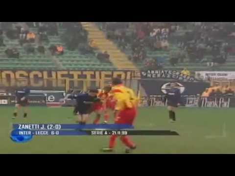 Serie A 1999-2000, day 10 Inter - Lecce 6-0 (Georgatos, J.Zanetti, Jugovic, Zamorano, Ronaldo ...)