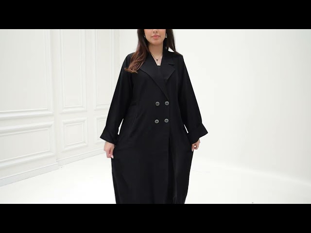 عباية جيوب بأزرار كبيرة 1116001