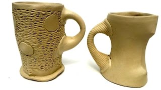 Handbuilt cups Part III Finishing