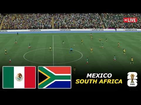 South Africa vs Mexico | World Cup 2026 | eFootball PES 21 Video game Simulation