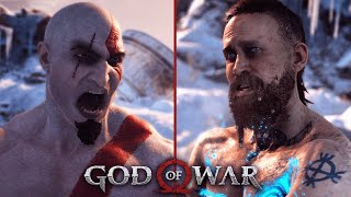 Original Young Kratos vs Baldur Final Boss Fight - God of War 4